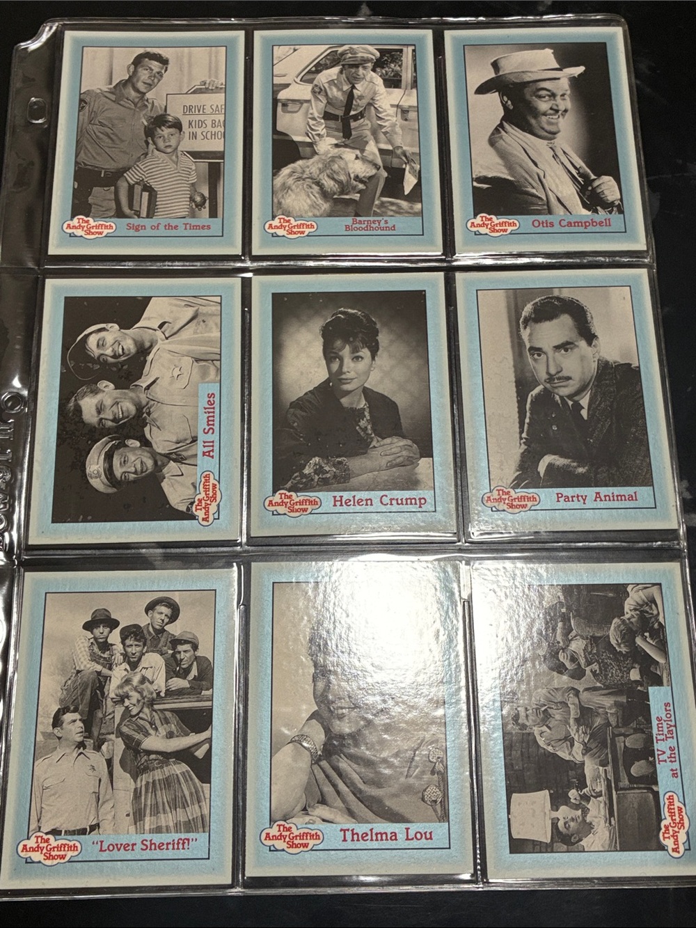 The Andy Griffith Show 1990 Vintage Trading Card Set
